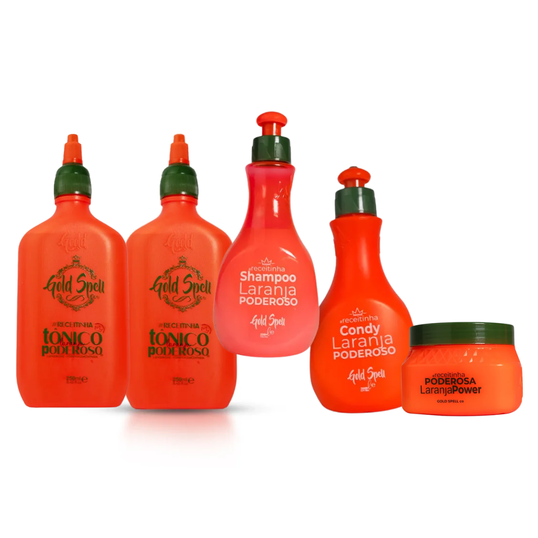 Kit completo: 2 Tônicos + Shampoo + Condicionador + Máscara